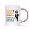 Proud Retired Teacher Personalized Mug, Retirement gift