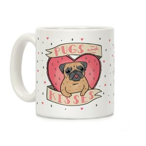 Pugs And Kisses Coffee Mug