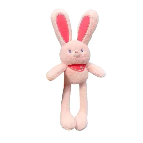 Pull Up Bunny Plush Toy Soft Stuffed Rabbit 30 cm