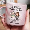 Punch Her In The Face - Personalized Marble Mug