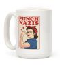 Punch Nazis Coffee Mug