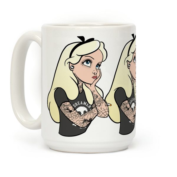 Punk Alice Parody Coffee Mug