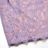 Purple Lace Cupped Strap Mini Dress