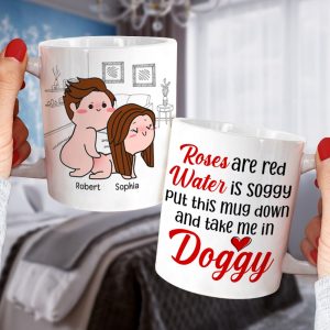 Put This Mug Down And Take Me In Doggy-Gift For Couple-Personalized Coffee Mug-Funny Couple