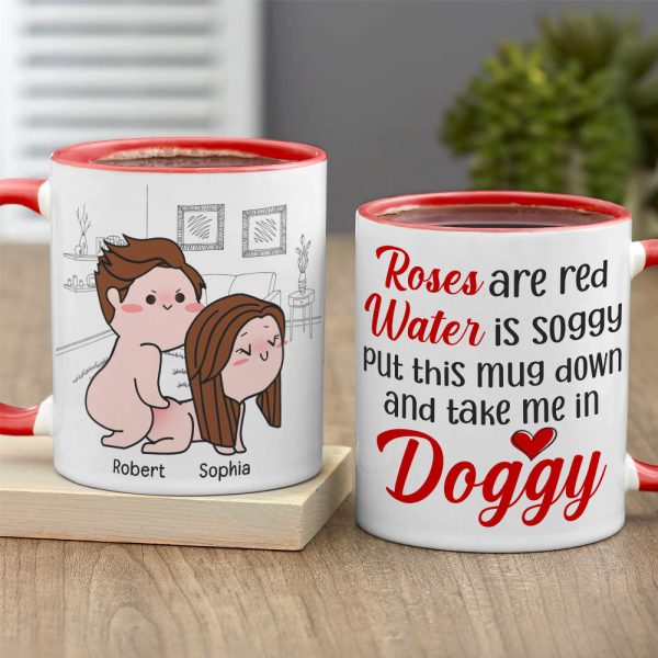 Put This Mug Down And Take Me In Doggy-Gift For Couple-Personalized Coffee Mug-Funny Couple