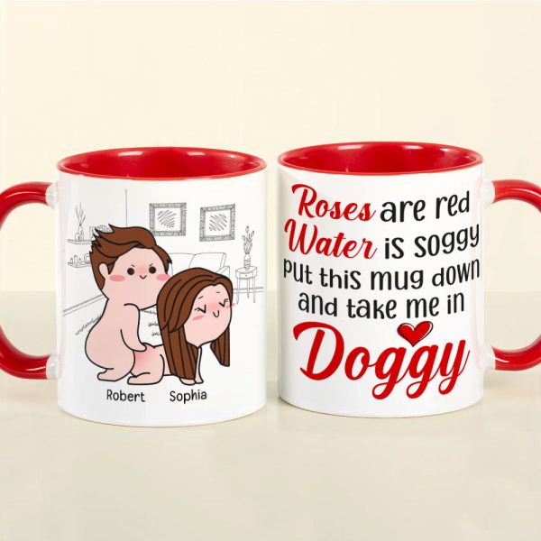 Put This Mug Down And Take Me In Doggy-Gift For Couple-Personalized Coffee Mug-Funny Couple