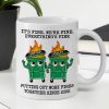 Putting Out Work Fires Together Work Bestie Dumpster Fire Funny Gift For Colleagues Personalized Mug