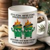 Putting Out Work Fires Together Work Bestie Dumpster Fire Funny Gift For Colleagues Personalized Mug