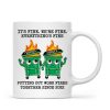 Putting Out Work Fires Together Work Bestie Dumpster Fire Funny Gift For Colleagues Personalized Mug
