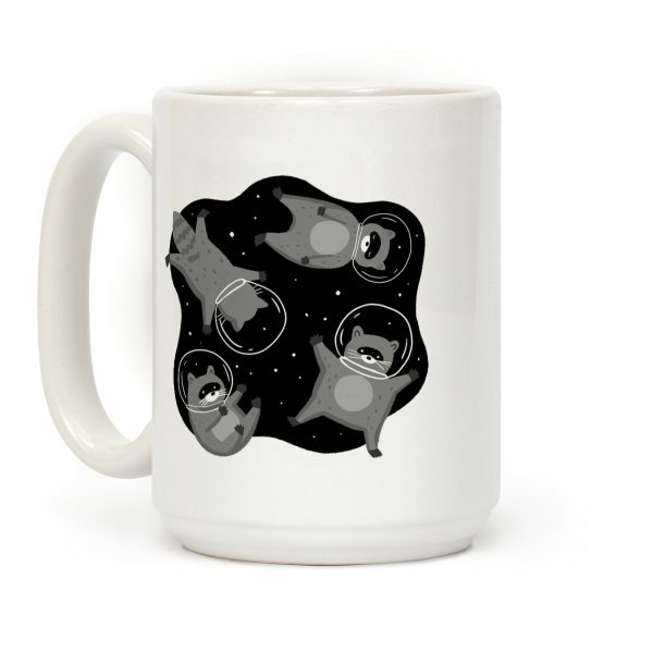 Raccoons In Space Coffee Mug
