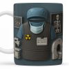 Radiologist Dr. Tommy, Radiology Vest and Medical Mask - Personalized Custom Coffee Mug - DOC001_MG