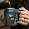 Radiologist Dr. Tommy, Radiology Vest and Medical Mask - Personalized Custom Coffee Mug - DOC001_MG