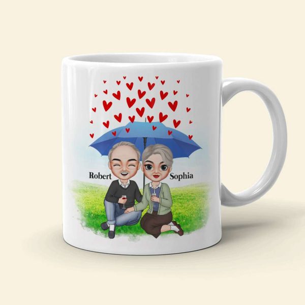 Rain Or Shine You Always Be Mine Personalized White Mug
