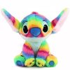 Rainbow Striped Alien Plush Toy Soft Cute Stuffed Pillow