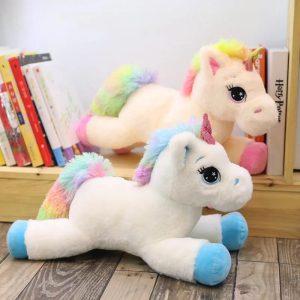 Rainbow Unicorn Plush Toy Soft Stuffed Doll for Kids