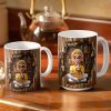 Reading 3D Effect Girl Who Loves Books - Personalized White Edge-to-Edge Mug