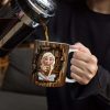 Reading 3D Effect Girl Who Loves Books - Personalized White Edge-to-Edge Mug