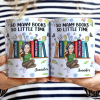 Reading Drink Water Read Books - 3D Inflated Effect Printed Mug, Personalized White Edge-to-Edge Mug
