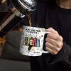 Reading Drink Water Read Books - 3D Inflated Effect Printed Mug, Personalized White Edge-to-Edge Mug