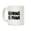 Reading Is Punk Coffee Mug