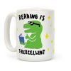 Reading Is T-Rexcellent Dinosaur Coffee Mug