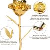 Real 24K Gold Dipped Rose Handmade Luxury Gift