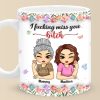 Real Friend Is The One You Can Count On No Matter What - Bestie Personalized Custom 3D Inflated Effect Printed Mug - Gift For Best Friends, BFF, Sisters