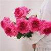 Real Touch Austin Latex Rose Bouquet Set of 5