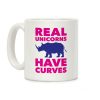 Real Unicorns Have Curves Coffee Mug