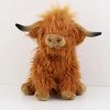 Realistic Highland Cow Plush Lifelike Detail