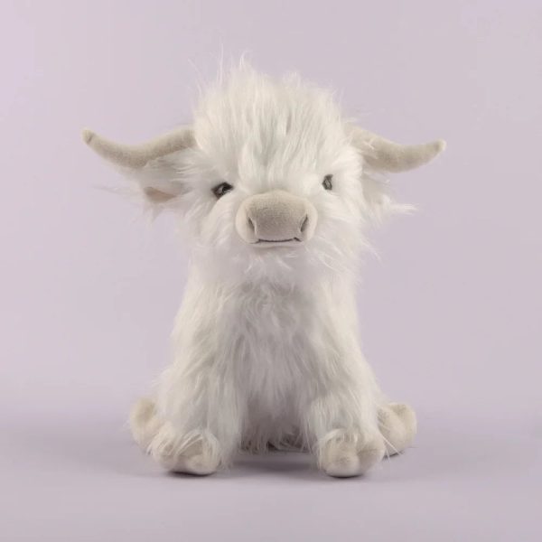 Realistic Highland Cow Plush Lifelike Detail