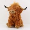 Realistic Highland Cow Plush Lifelike Detail