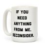 Reconsider Coffee Mug
