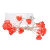 Red Heart LED String Lights for Valentine’s Day Decor