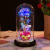 Red LED Rose in Glass Dome – Romantic Gift for Her