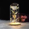 Red LED Rose in Glass Dome – Romantic Gift for Her