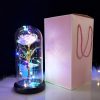 Red LED Rose in Glass Dome – Romantic Gift for Her