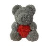 Red Rose Teddy Bear 40cm Artificial Rose Flower Gift