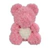 Red Rose Teddy Bear 40cm Artificial Rose Flower Gift