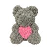Red Rose Teddy Bear 40cm Artificial Rose Flower Gift