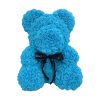 Red Rose Teddy Bear 40cm Artificial Rose Flower Gift