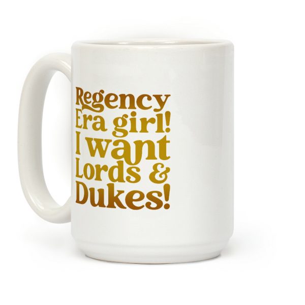 Regency Era Girl Parody Coffee Mug