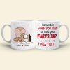 Remember When You Used To Hold Your Farts In, Personalized Coffee Mug, Funny Couple Mug, Couple Gift