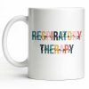 Respiratory Therapy Multicolored Text Design - Personalized Custom Coffee Mug - DOC086_MG