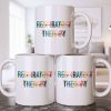 Respiratory Therapy Multicolored Text Design - Personalized Custom Coffee Mug - DOC086_MG