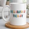 Respiratory Therapy Multicolored Text Design - Personalized Custom Coffee Mug - DOC086_MG