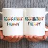 Respiratory Therapy Multicolored Text Design - Personalized Custom Coffee Mug - DOC086_MG