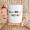 Respiratory Therapy Multicolored Text Design - Personalized Custom Coffee Mug - DOC086_MG
