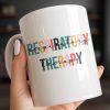 Respiratory Therapy Multicolored Text Design - Personalized Custom Coffee Mug - DOC086_MG