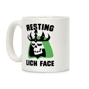 Resting Lich Face Coffee Mug